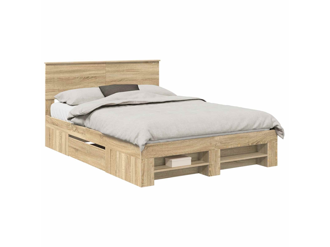 Estrutura de Cama com Cabeceira MAISON EXCLUSIVE (100x200 cm)