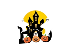 Laxiscreed Bandeira De Halloween Para Mala De Carro Com Estilo Terror E Elementos De Esqueletos Diversos