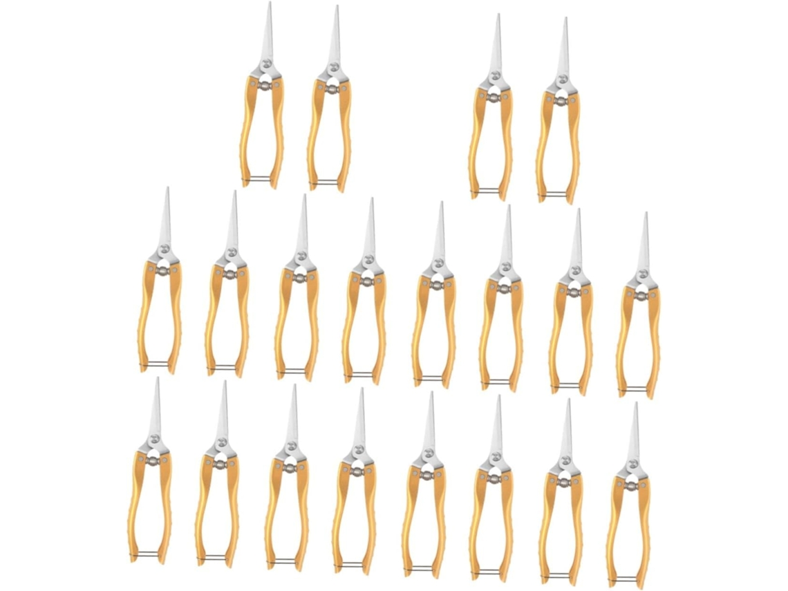 Tesoura De Jardinagem De Aço Inoxidável Com 20 Peças, Ideal Para Poda De Flores E Outros Fins.