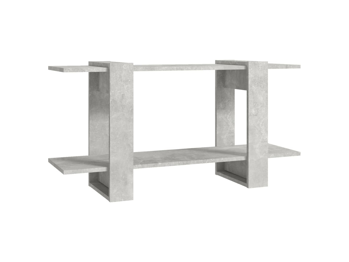 Book Cabinet, Book Cabinets Vidaxl Cinzeto Madeira Processada (n/a)