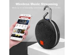 Caixa De Som Bluetooth Sem Fio Wekity, Caixa De Música Portátil À Prova Dágua, Pequeno Subwoofer, Cinza Prateado Olysi Shop