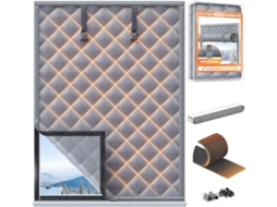 Conjunto de Isolamento de Janela para o Inverno, 4 Tailles, Casa de Passeio Ajustável por Tempo Frio,, SFUSHOS