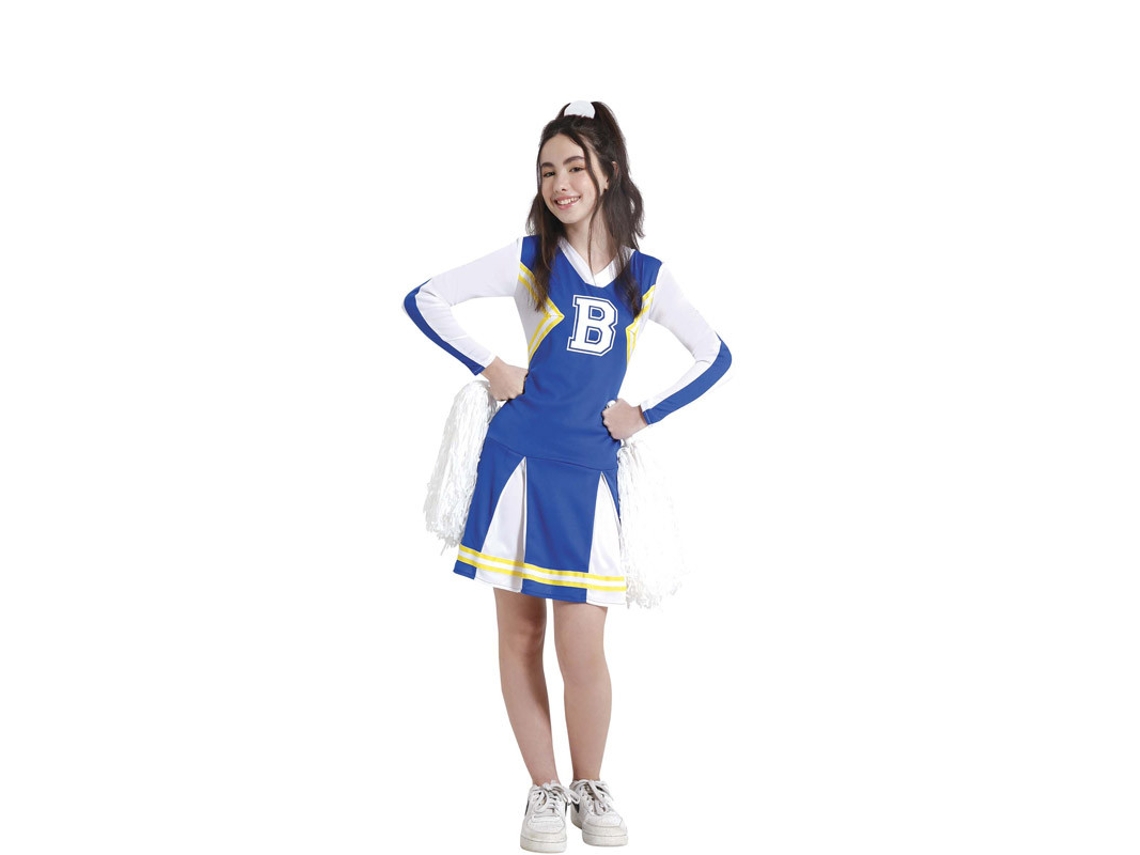 Fato Unisexo GUIRCA Cheerleader Azul (14 - 16 anos)