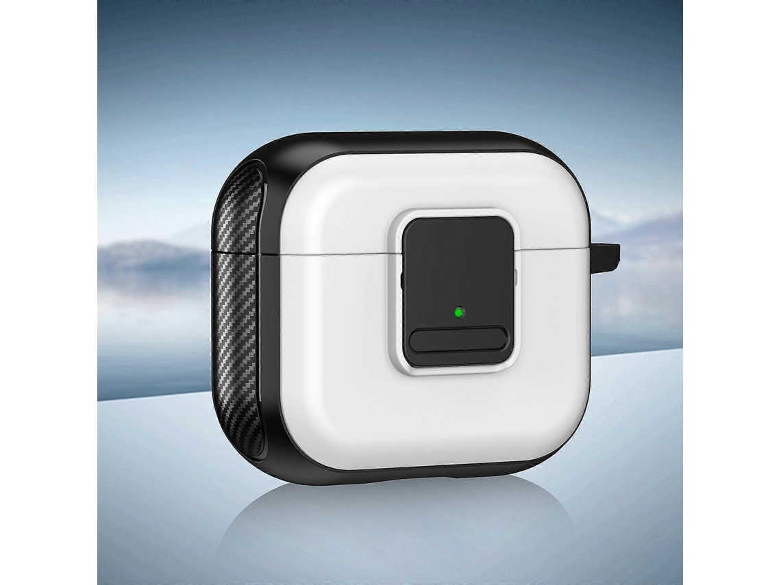 Estojo Para Fones De Ouvido Sem Fio Em Tpu + Pc Com Interruptor Magnético Para Airpods 3