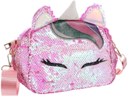Bolsa De Unicórnio Com Lantejoulas Para Mulheres E Meninas - Bolsa De Ombro Para Crianças E Meninas Pequenas.