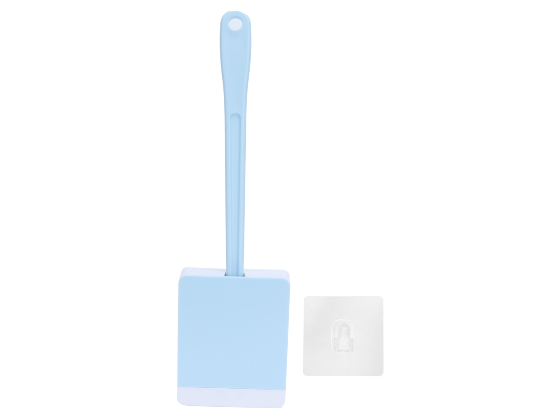Escova sanitária com suporte de silicone, secagem rápida, branca