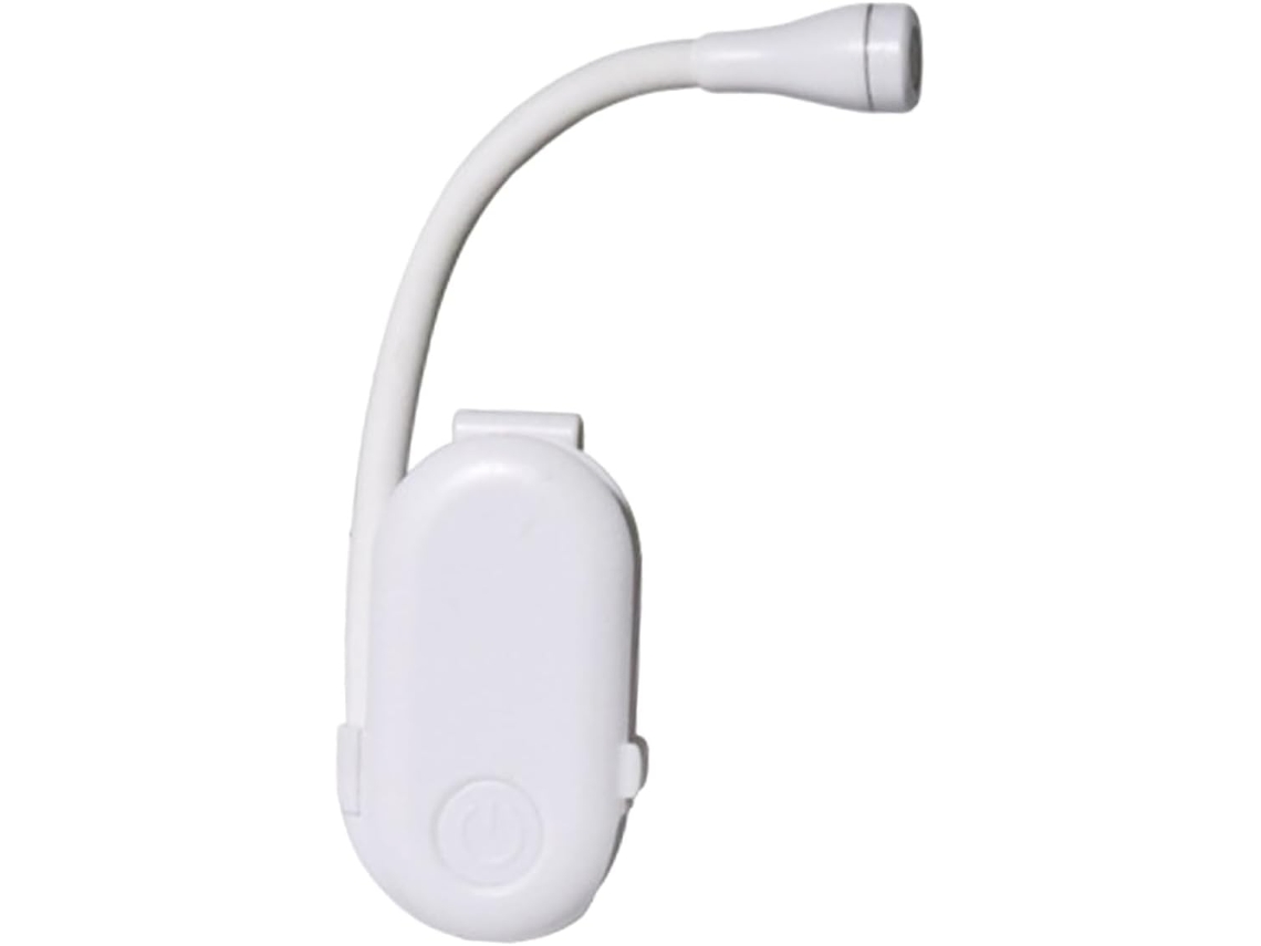 Luminária De Leitura Led Recarregável Via Usb Besportble Com Clipe Flexível, Luz Portátil Ajustável Para Proteção Dos