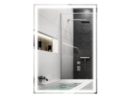 Espelho de Parede para Banheiro com Led,toque Sensor,branco BTFORUS
