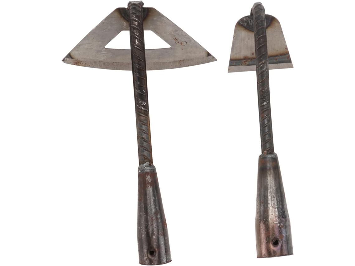 Conjunto De 2 Enxadas De Aço Manganês Para Capinar
