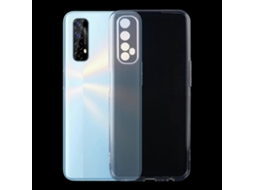 Capa Protetora Macia De Tpu Transparente Ultrafina De 0,75 Mm Para Oppo Realme 7