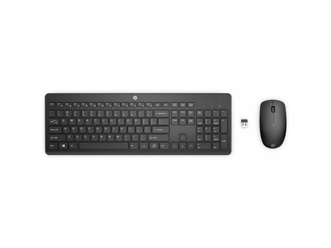 Teclado HP 1Y4D0AA#ABD (Preto - RF)