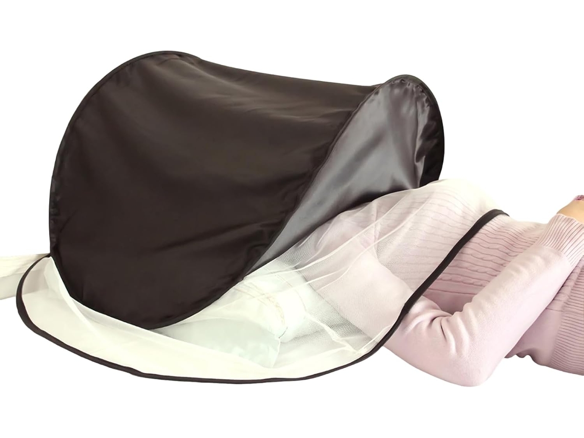 Tenda Dobrável para Dormir em Ambientes Internos, Opaca, Respirável, Reduz a Entrada de Luz, Espaço CHABERLU