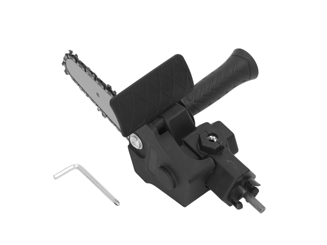 Adaptador de Furadeira Primerox para Serra Elétrica com Manopla de Aço Inoxidável para DIY 4 polegadas