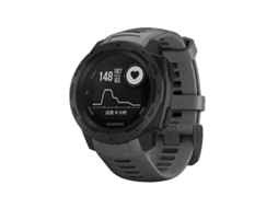 Bracelete para Garmin Instinct Silicone com Fivela de Aço Preta Cinza XIAOMOYU (22mm)