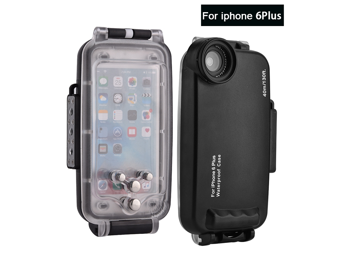 Capa de Mergulho Impermeável para Celular Nova Capa de Mergulho Impermeável para Celular Apple 6/7plus (iphone 6p Preto) EOOCOO (mergulho Impermeável)