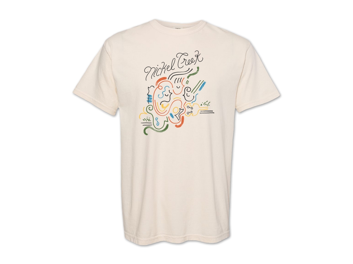 Nickel Creek Trio T shirt ROCKINSTONE Unisex Adults Best Sellers Size:s