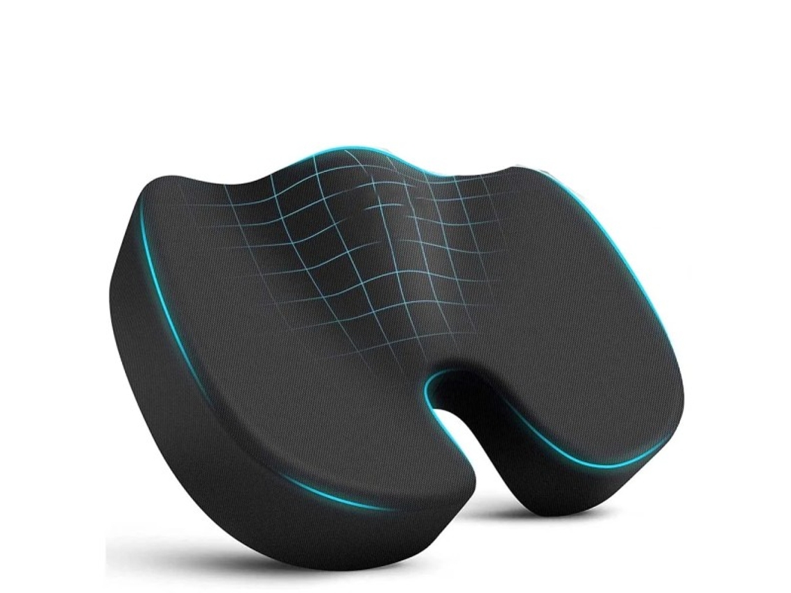 Almofada De Viagem Em Espuma Viscoelástica Formato U Para Cadeira, Assento De Carro, Escritório, Suporte Para Quadril, Massagem, Ortopédica
