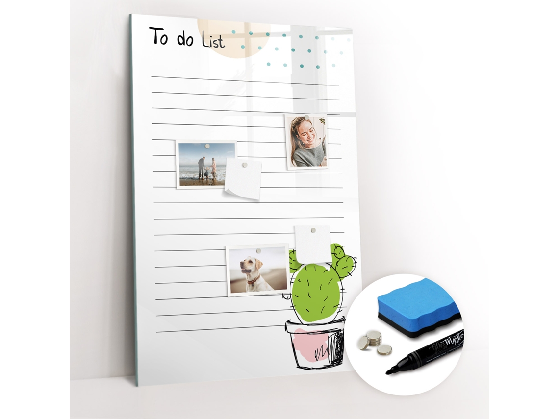 Quadro Magnético Lista De Tarefas Para A Sala De Estar Espelharte (60x90 Cm)