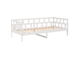 Day Bed, Day Beds Vidaxl Branco Madeira De Pinho (80 X 200 Cm)