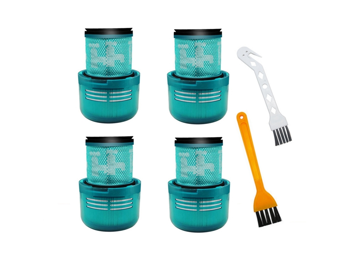 Ad-4 pacote filtro lavável para dyson v15 v11 sv14 total limpo aspirador de pó peças reposição acessórios
