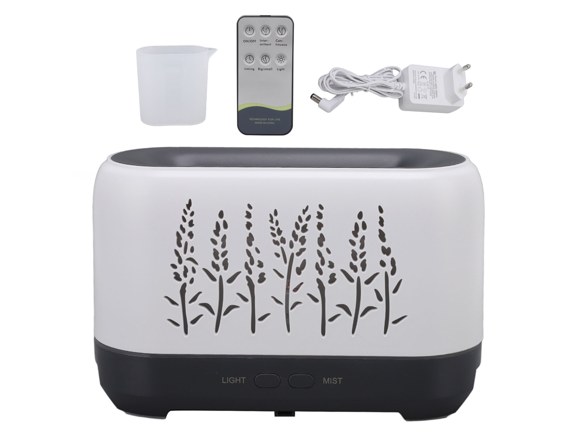 Difusor de Óleos Essenciais com Chama e Luz, 200ml, para Casa e Escritório, 100 240v Eu LAXISCREED