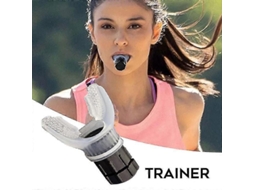 Treinador Respiratório Portátil com Bocal de Silicone para Fortalecer os Músculos Pulmonares e Resistência Ajustá Vel. GOKOCO