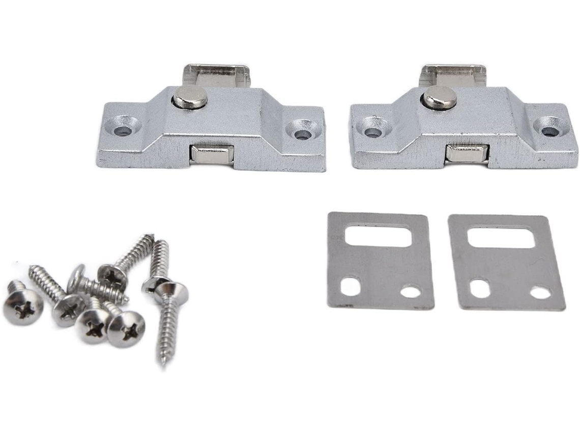 Conjunto De 2 Fechaduras Aço Inoxidável Yinhing Portas Correr E Abrir, Fácil Instalação Com Fusos