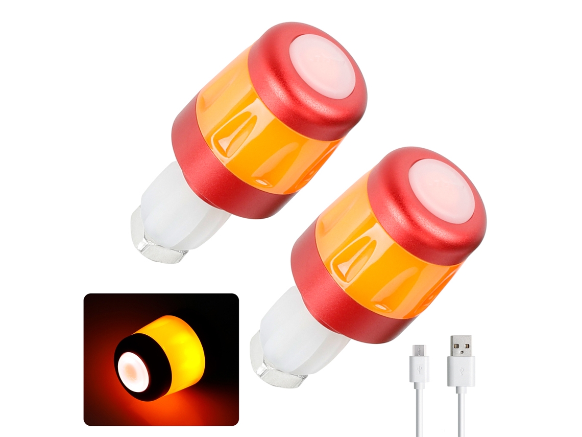 2pcs luzes de guidão Business para scooter elétrico, led, impermeável, antipoeira