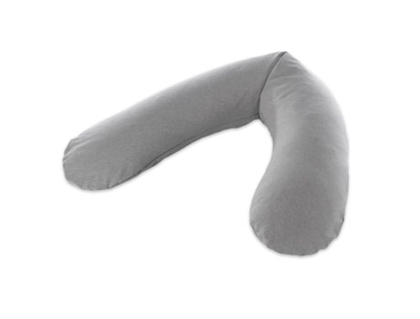 Almofada de Amamentação THERALINE Original com Capa de Bambu - Melange Mid Grey