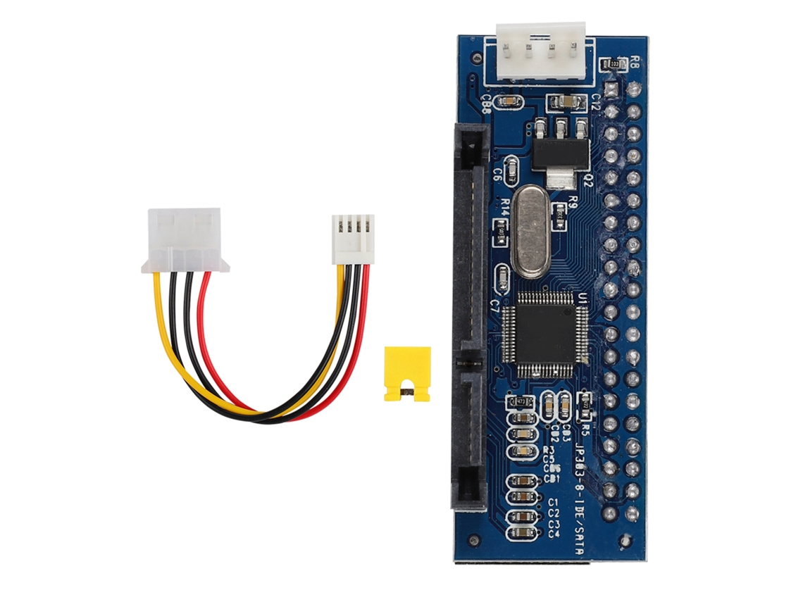 Adaptador De Cartão Riser De Porta Paralela Para Serial De Disco Rígido Antigo Para Windows, Azul Luz Dourada