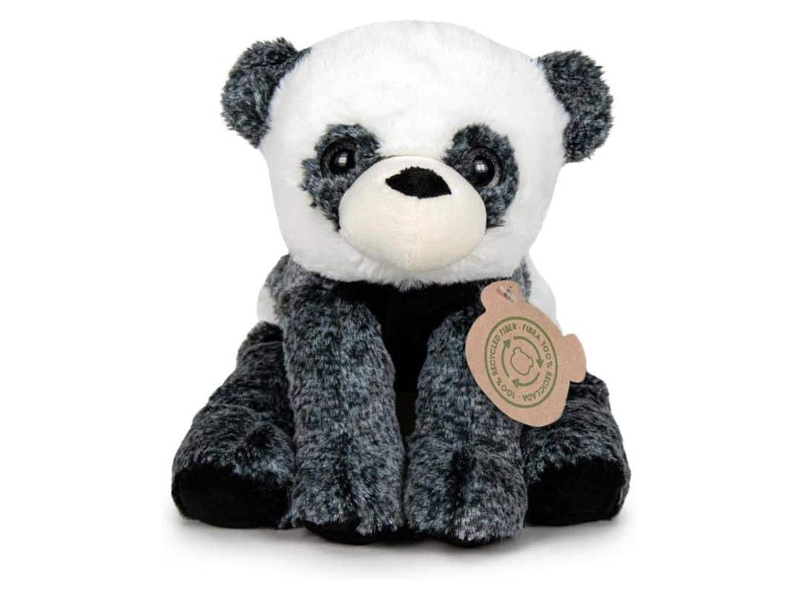 Peluche Reciclado De Oso Panda 27cm Nature Collection Endangered Animals Famosap24