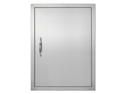 Porta De Cozinha Exterior Em Aço Inoxidável 508x686 Mm Com Instalação Reversível Tekmaquinas
