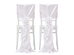 Capas De Cadeira De Bambu Decoração Flores Universal Casamento Ar Livre