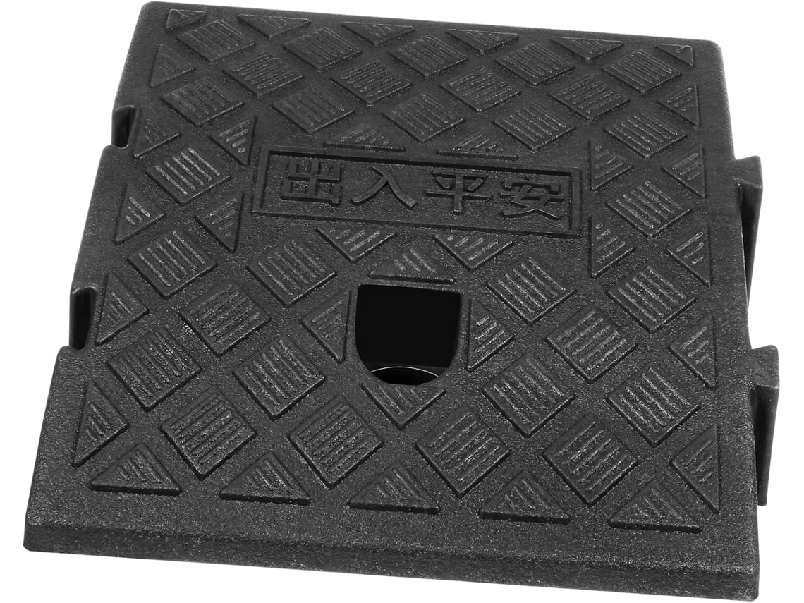 Rampa De Carregamento De Plástico Resistente 25x27x11 Cm, Tapete Antiderrapante Para Carregamento De Carros Em Ambientes Externos