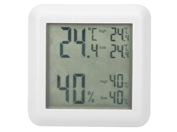 Termômetro E Higrômetro De Mesa Digital Com Tela Lcd Para Monitoramento De Temperatura E Umidade.