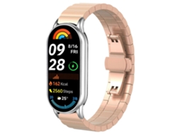 Pulseira De Relógio Xdfind De Bambu Com Uma Única Conta E Aço Inoxidável Maciço.