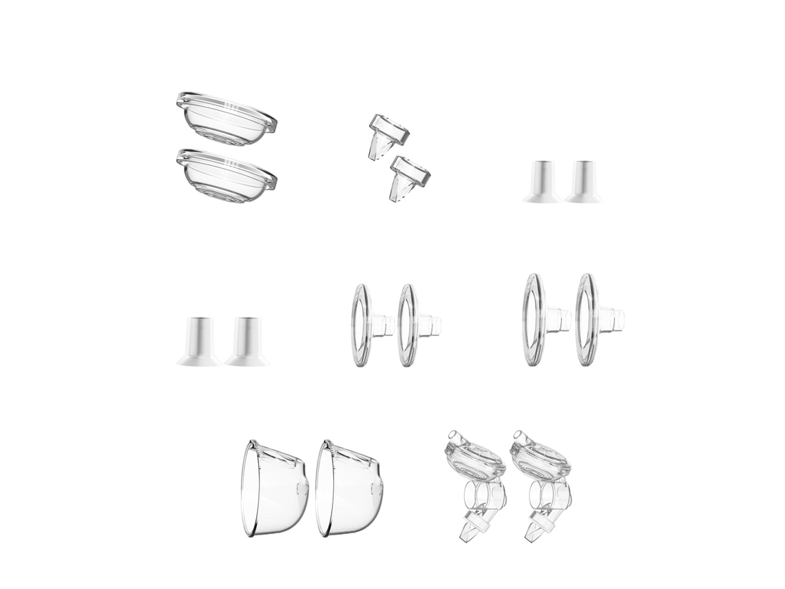 Peças De Reposição Para Bomba De Leite Materno Com 2 Protetores De Mama 28mm Em Silicone Alimentar Para The Ins