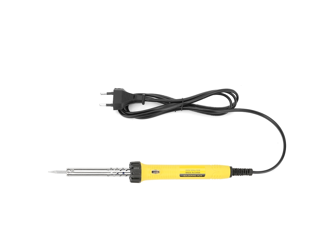Pistola de Soldadura Eléctrica 30w com Ponta de Ferro e Luz Indicadora