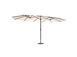 Venice Guarda-sol Duplo  Ecru Oval 2,7 X 4,6 M