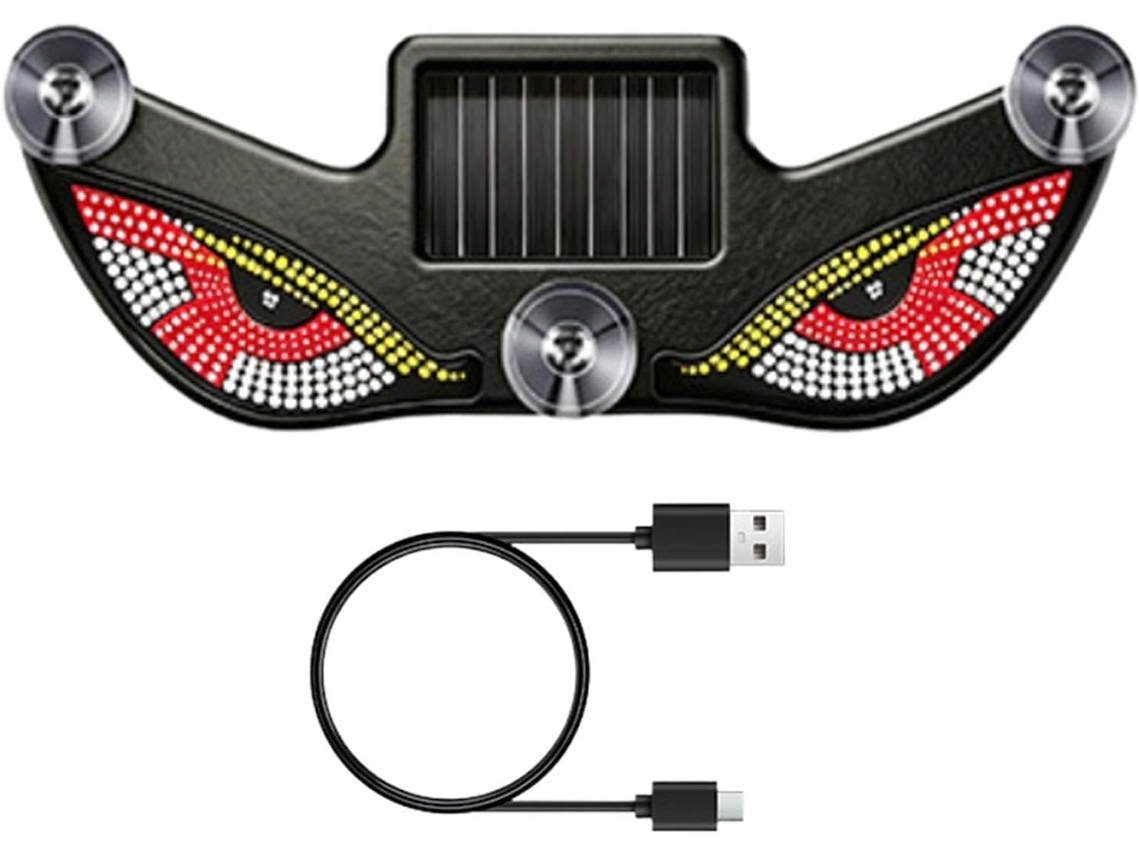 Luz De Advertência Led Solar Eye, Decoração De Advertência Led Dinâmica