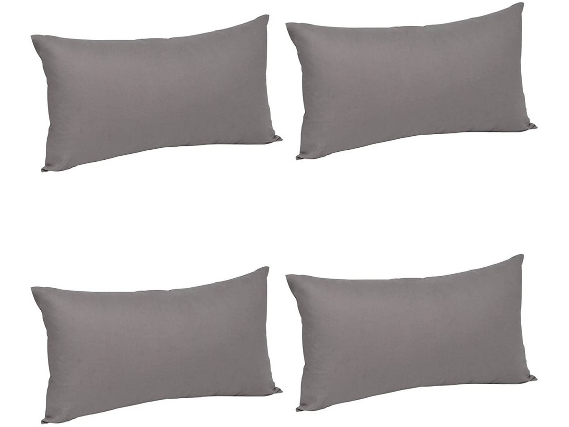 Conjunto De 4 Capas De Almofada, 40 X 60 Cm, Em Algodão, Para Sofá E Decoração De Casa Elysve