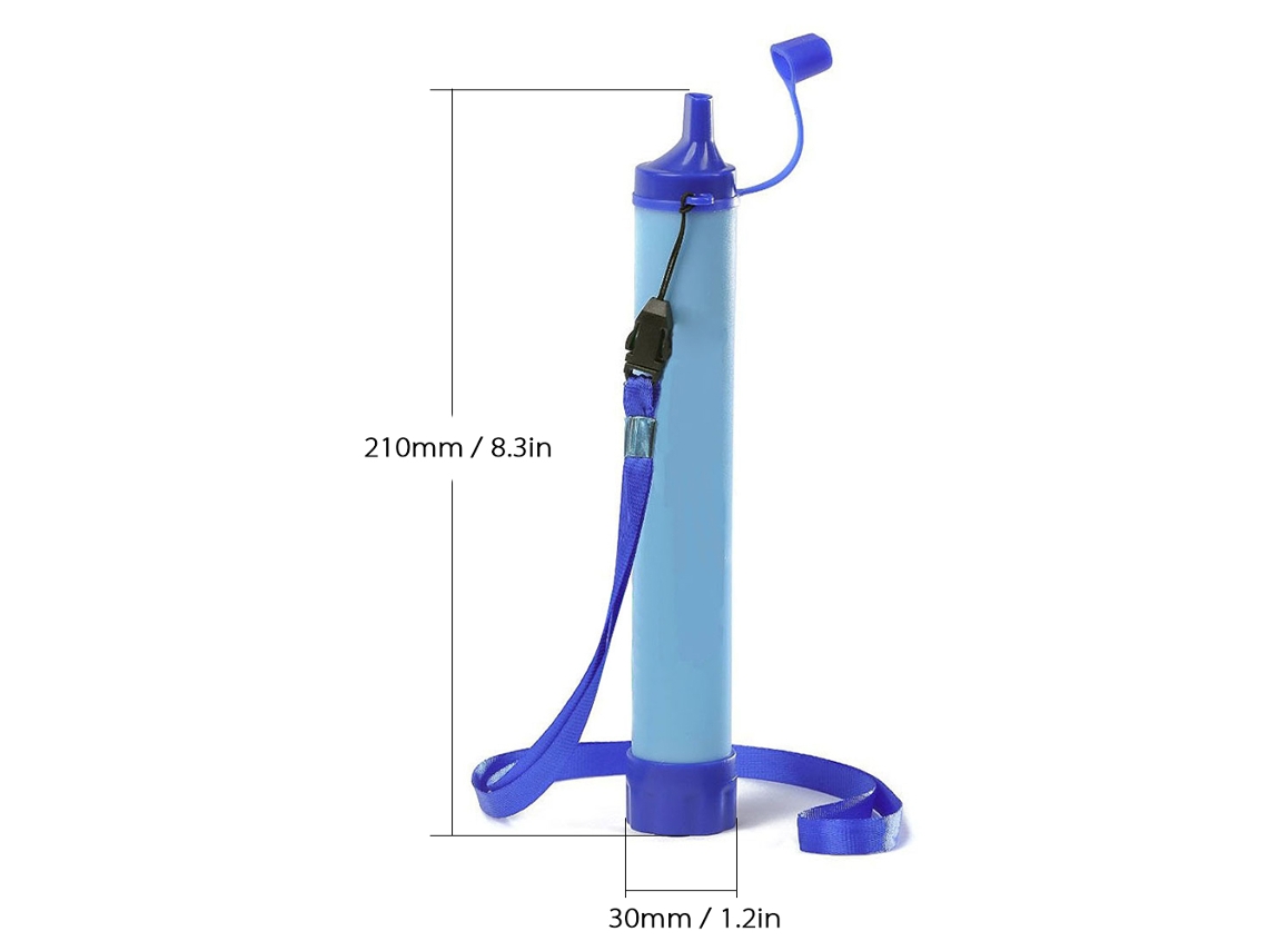 Filtro de Água Portátil para Camping e Emergências