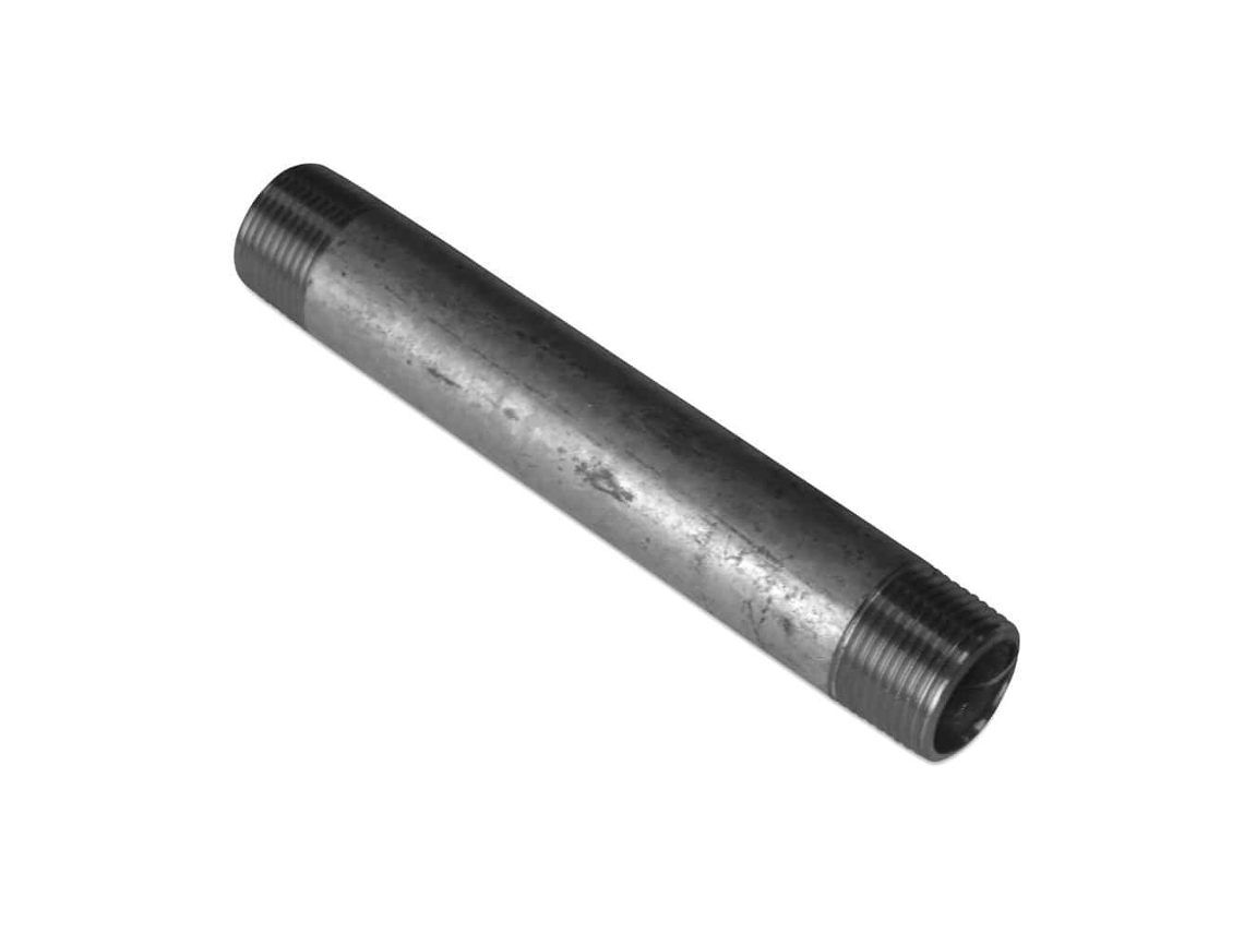 Bico galvanizado de aço durável de 1 1/4", roscado, 300 mm para conexões Klasebo seguras