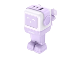 Carregador De Celular Ugreen Nexode Rg 65w Com 2 Portas Usb-c E Usb Multifuncional