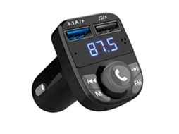 Adaptador De Isqueiro Fm Bluetooth, Reprodutor Mp3 Sem Fio Com Função Mãos-livres Para Veículos.