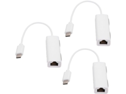 (3 Laptop, Conversor De Rede Com Fio Tipo C, Usb-c Acesso À Computador