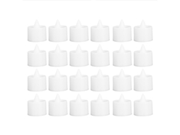 24pcs Luz de Vela Simulada Led Sem Chama | S/MARCA