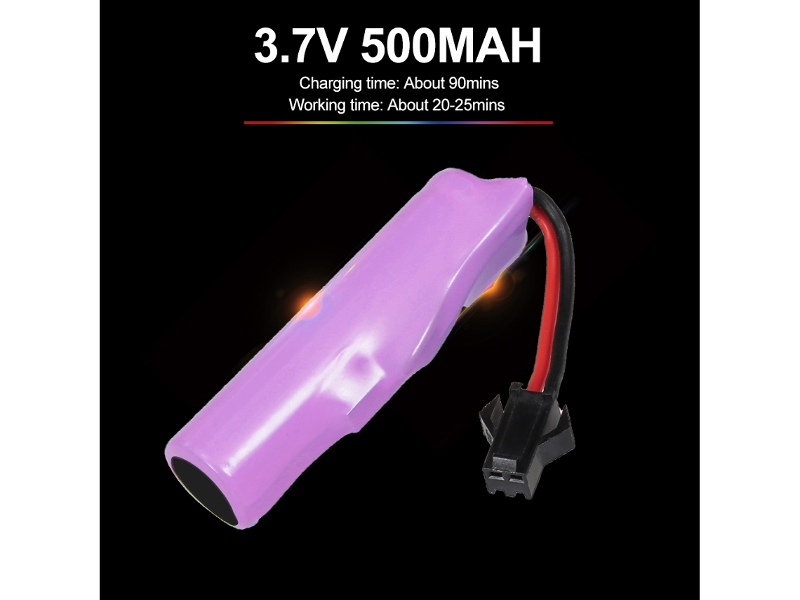 Mali bateria Recarregável Lipo 3.7v 500mah com Cabo de Carregamento para Carro Rc Stunt 1/28 2.4ghz