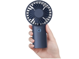 Miniventilador Portátil Ventilador Pequeno Recarregável Usb 5 20h De Tempo De Trabalho Ventilador Pessoal Por Bateria 3 Velocidades Azul Lalamoli