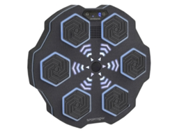 Dispositivo De Boxe Bluetooth De Parede, 9 Velocidades E Modos, Luzes Led, Preto